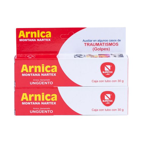 Ungüento Árnica Montana 2 Tubos de 30g Cada Uno