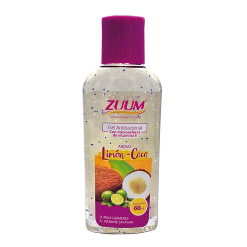 Gel Antibacterial Coco Limón Zuum 60ml
