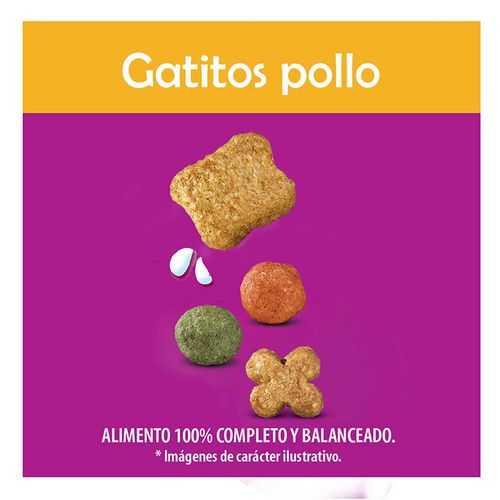 Croquetas Whiskas para Gatitos Sabor Pollo 1.4Kg