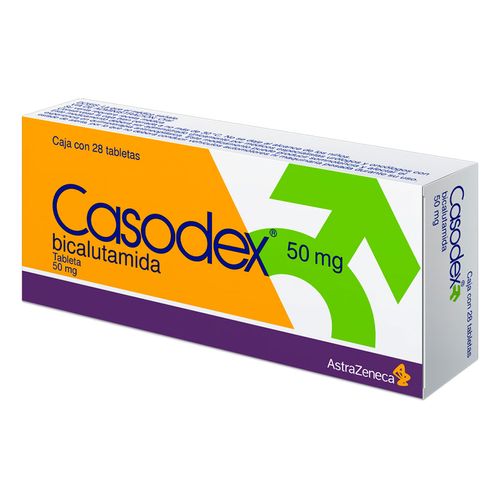 Tabletas Casodex 50mg Caja con 28 Tabletas