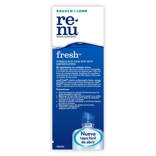 Solución Multipropósito Renu Fresh para Lentes de Contacto Blandos 60ml