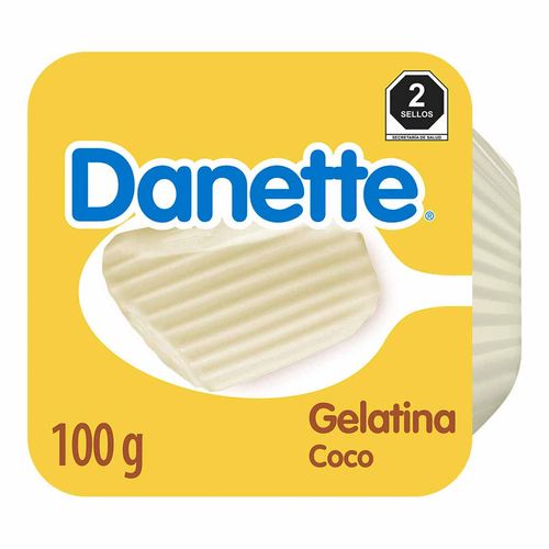 Gelatina Danette Sabor Coco 100g