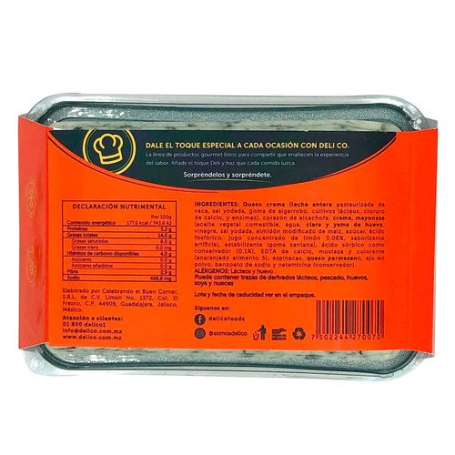Dip Delico Alcachofa con Espinaca 220g
