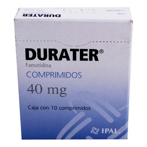 Comprimidos Durater 40mg Caja con 10 Comprimidos