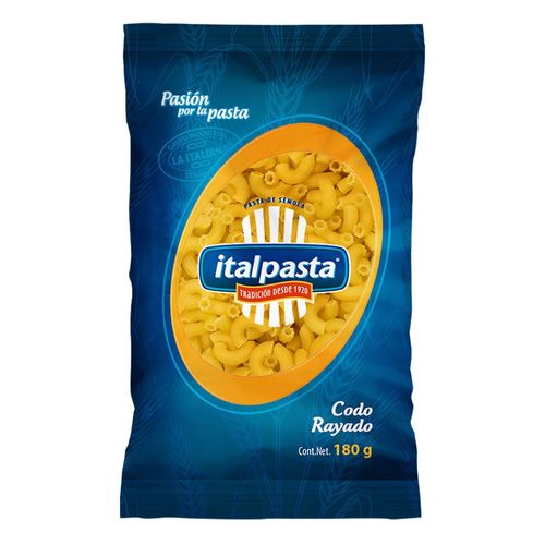 Pasta Italpasta Codo Rayado 180g