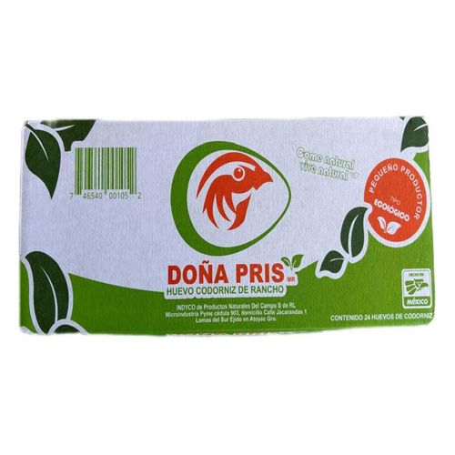 Huevo de Codorniz Doña Pris con 24 Piezas