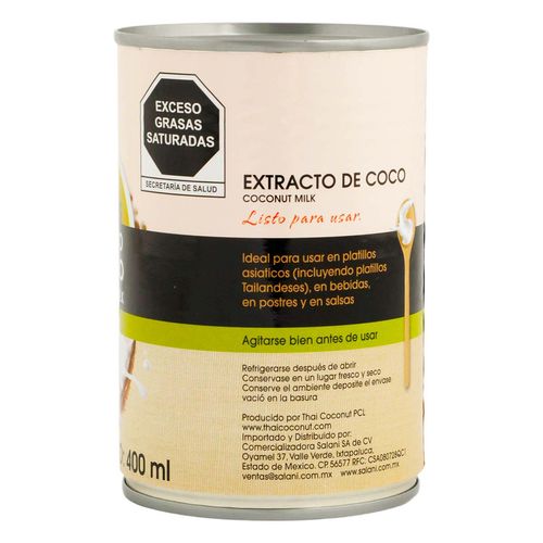Leche Thai de Coco 400ml