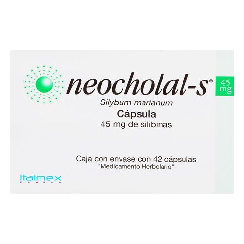 Cápsulas Neocholal-S 45mg Caja con 42 Cápsulas