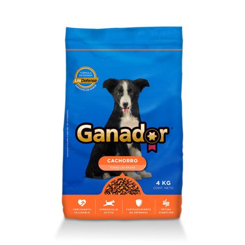 Alimento para perro Ganador Original Cachorro 4kg.
