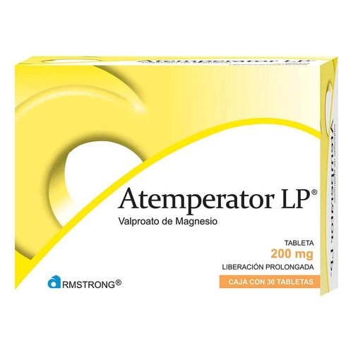 Tabletas Atemperator L.P. de 200mg con 30 Tabletas