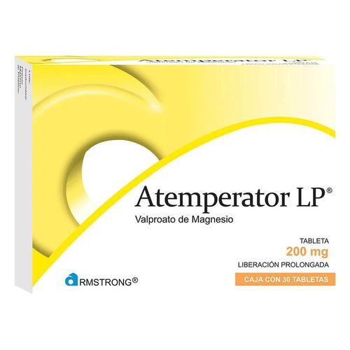 Tabletas Atemperator L.P. de 200mg con 30 Tabletas