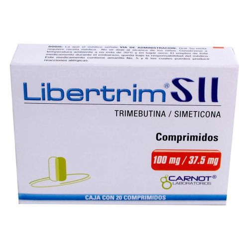 Comprimidos Libertrim SII 100mg/37.5mg Caja con 20 Comprimidos