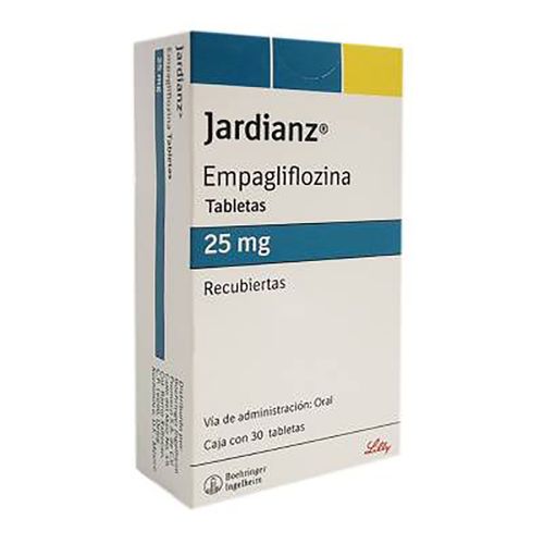 Tabletas Recubiertas Jardianz 25mg Caja con 30 Tabletas