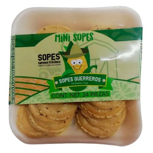 Sopes Ochoa Mini de Maíz 24 Piezas 360g