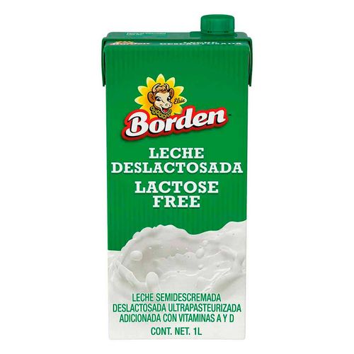 Leche UHT Borden Deslactosada Slim 1L