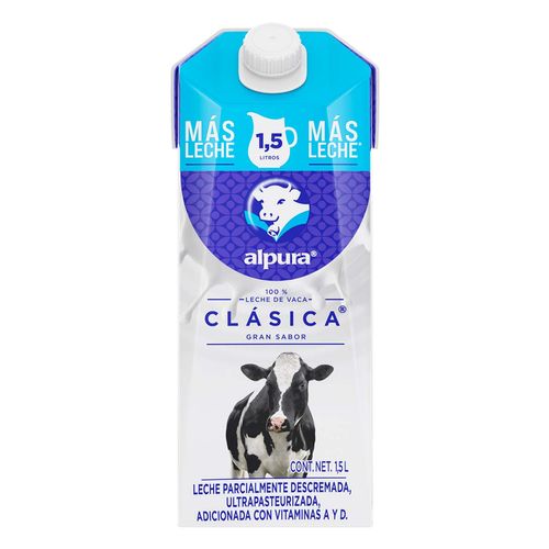 Leche Alpura Entera Ultra pasteurizada 1.5L