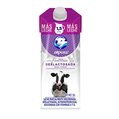 Leche Alpura Deslactosada 1.5L