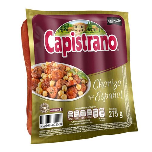 Chorizo Capistrano Español 275g
