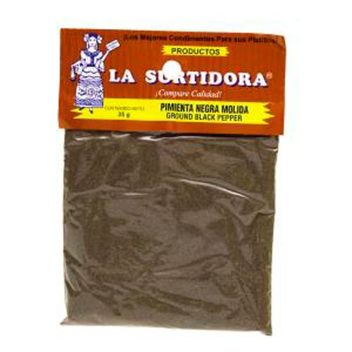Pimienta Negra Molida La Surtidora Bolsa de 45g