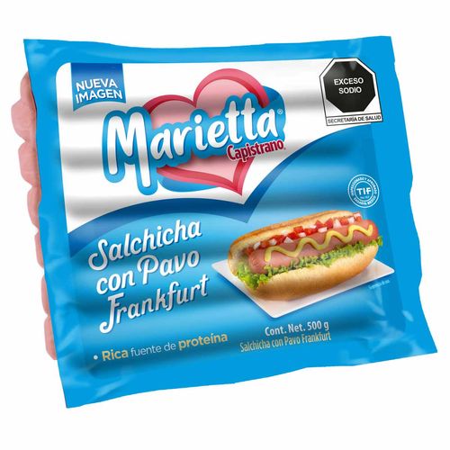 Salchicha Marietta Pavo 500g