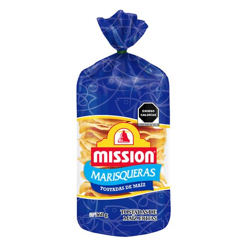 Tostada Mission Maiz Marisquera 360g.