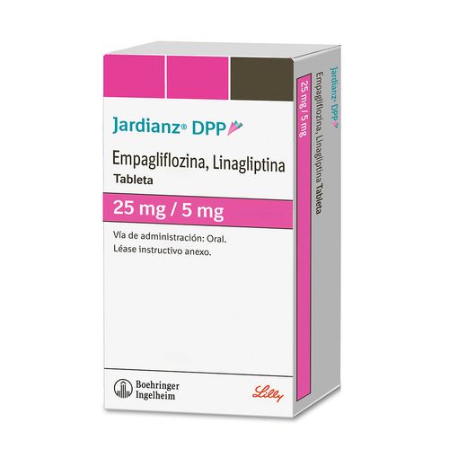 Tabletas Jardianz DPP 25mg/5mg Caja con 30 Tabletas