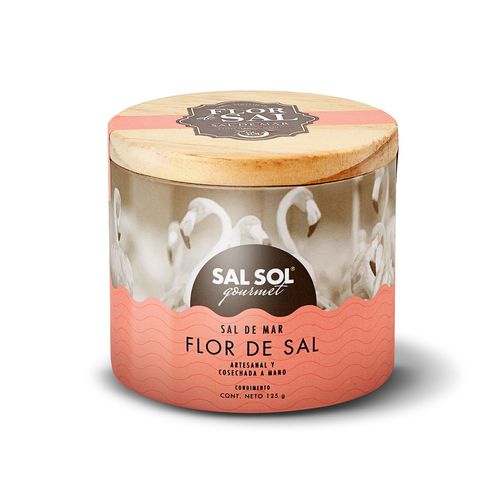 Flor De Sal Sol Gourmet 125g