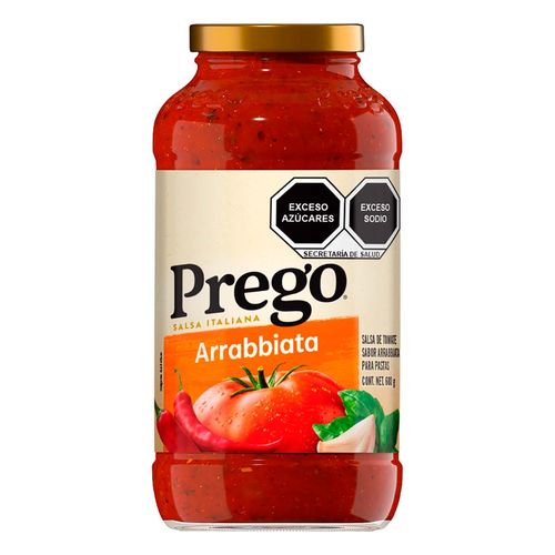 Salsa de Tomate Prego Arrabiata para Pastas 680g