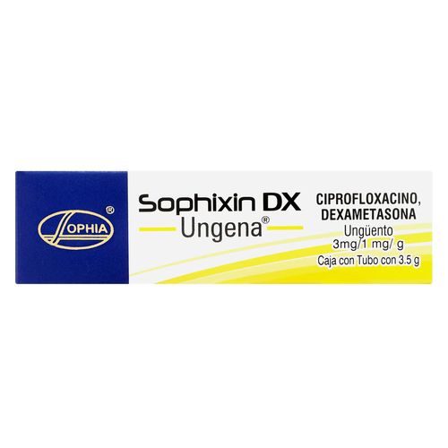 Ungüento Sophixin DX Ungena 3mg/1mg Caja con Tubo con 3.5g