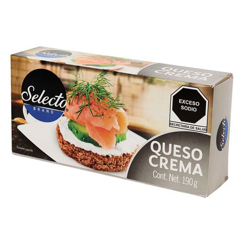 Queso Crema Selecto 190g