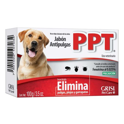Jabon Antipulgas para Perro PPT 100gr