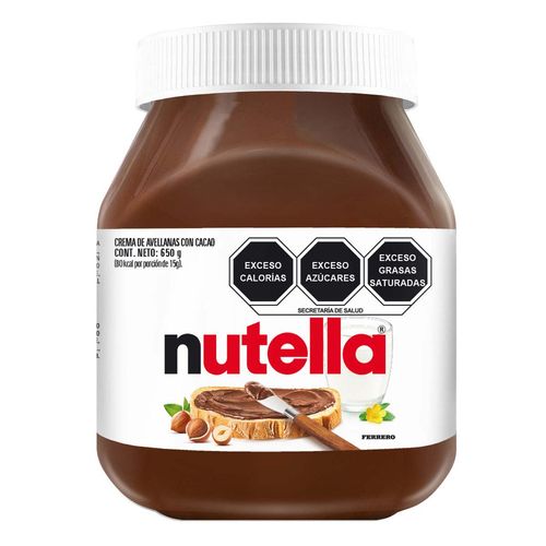 Crema de Avellanas Nutella 650g