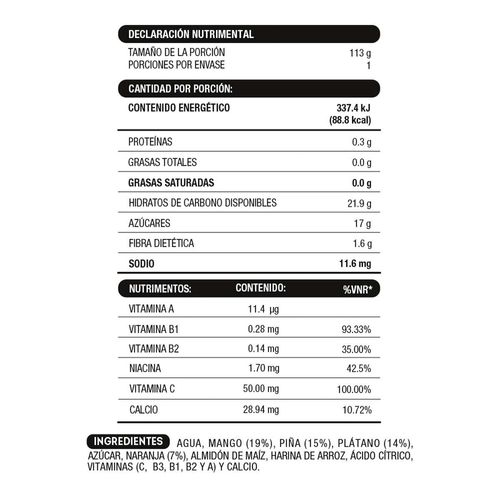 Papilla para Bebé Heinz Frutas Mixtas Frasco de Vidrio 113g