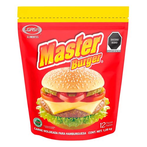Hamburguesa Master Burger Res 1.08kg