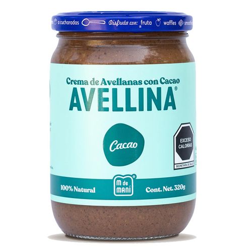 Crema de Avellana Avellina M de Maní Cocoa 320 g