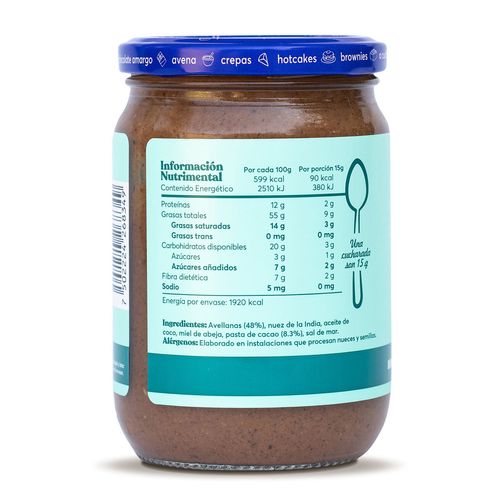 Crema de Avellana Avellina M de Maní Cocoa 320 g