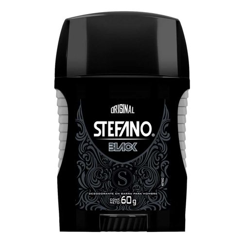Desodorante en Barra Stefano Black 60g