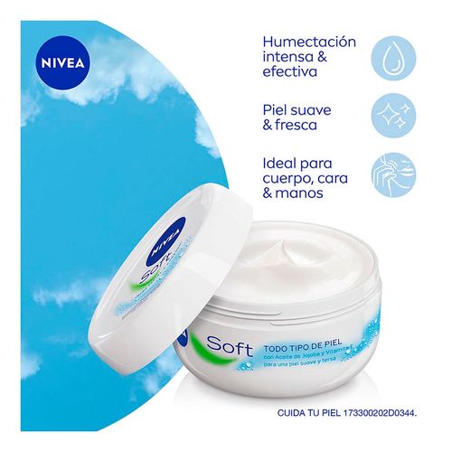 Crema hidratante refrescantemente suave NIVEA Soft Creme 200 ml