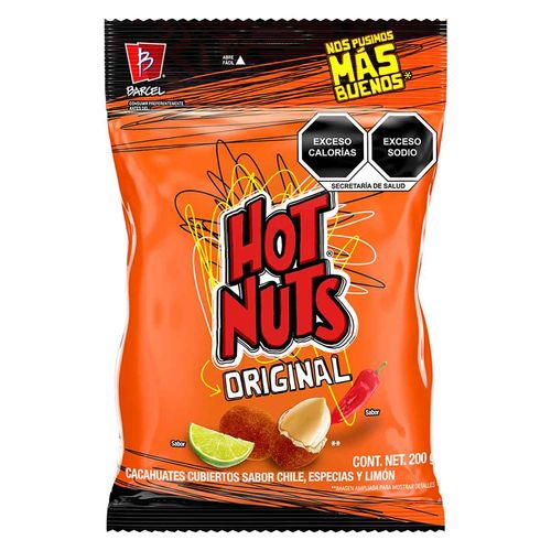 Cacahuates Barcel Hot Nuts Original 200g