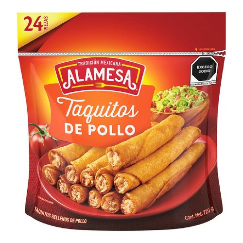Taquitos Alamesa de Pollo 24 Piezas 720g