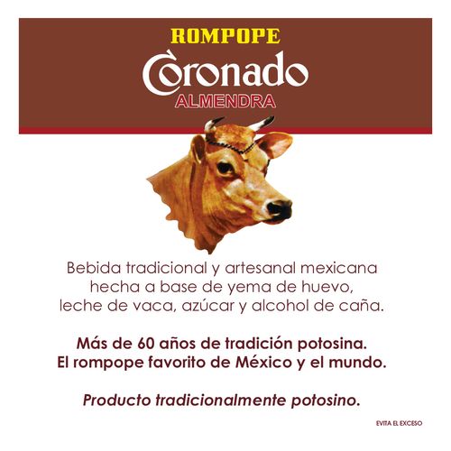 Rompope Coronado Almendra 1L