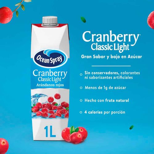 Ocean Spray Bebida de Arándano Classic Light 1L