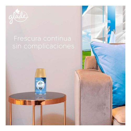 Aromatizante Automático en Aerosol Glade Caricias de Algodón Repuesto de 175g
