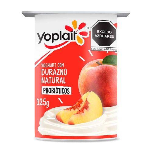 Yoghurt Yoplait batido sabor durazno 125g