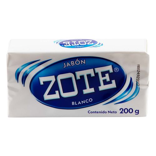 Jabón de Lavandería en Barra Zote Blanco 200g