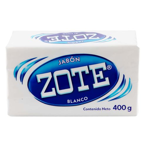 Jabón de Lavandería en Barra Zote Blanco 400g