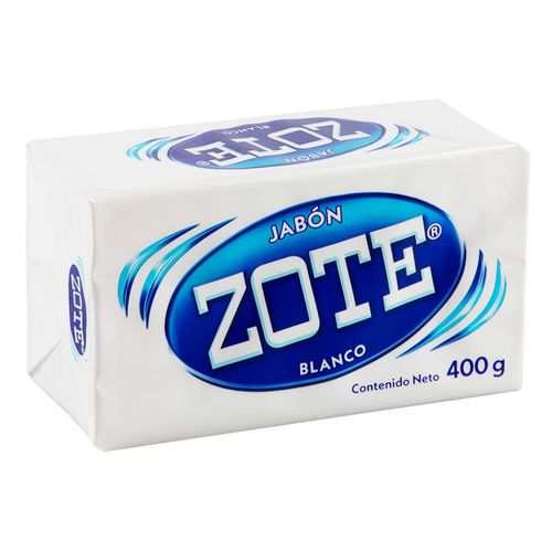 Jabón de Lavandería en Barra Zote Blanco 400g