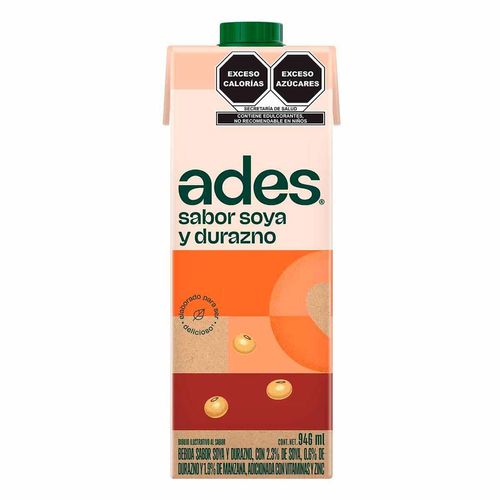 Bebida de Soya AdeS sabor Durazno 946ml