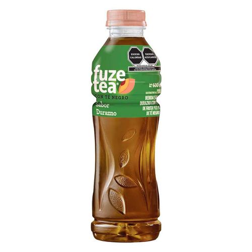 Bebida Fuze Tea Sabor Té Negro Durazno 600ml
