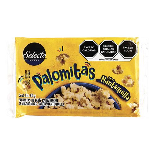 Palomitas Selecto Brand Mantequilla de 80g